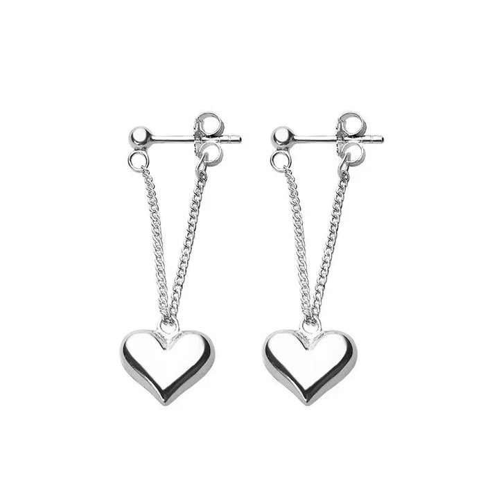 Antika geometriska hjärtformade hoops