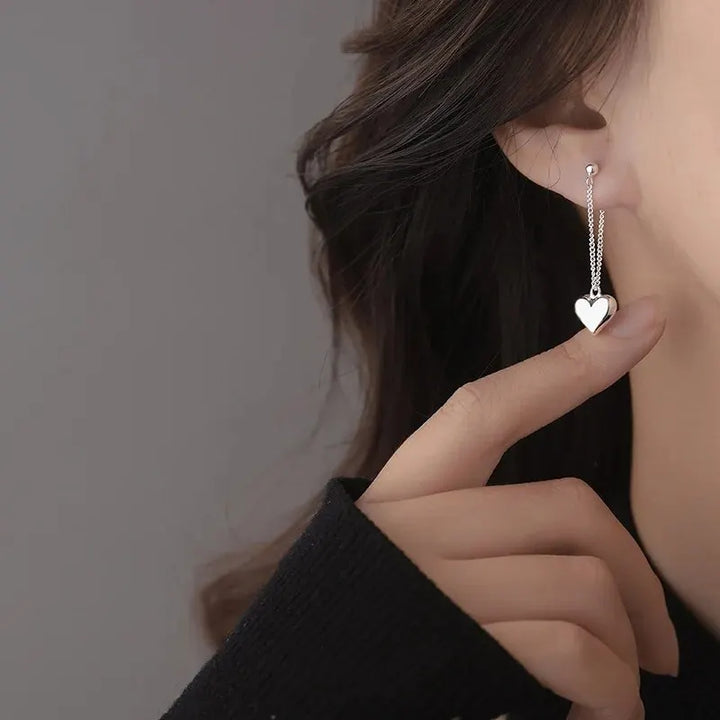 Antika geometriska hjärtformade hoops