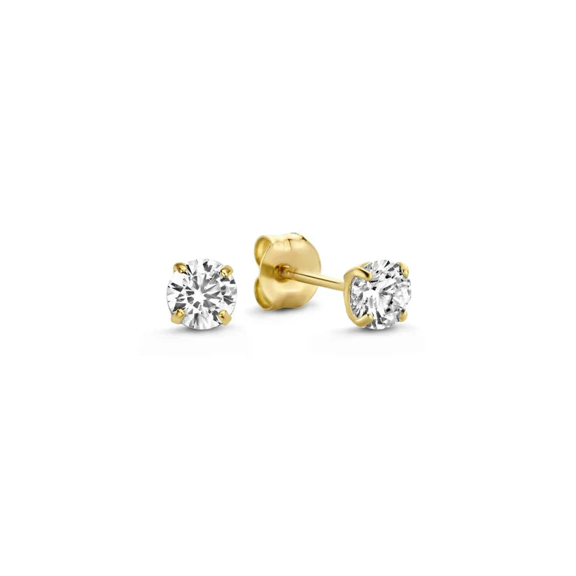 Chic Larmes de Lune Goldstone Earring Set
